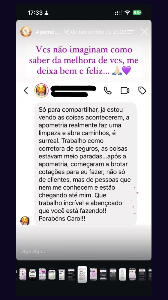 Depoimento real