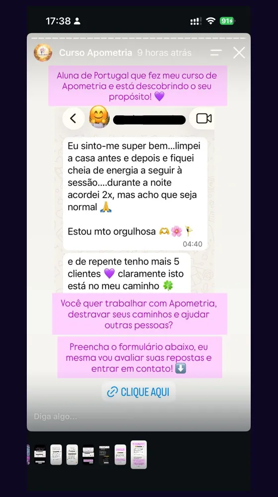 Depoimento real