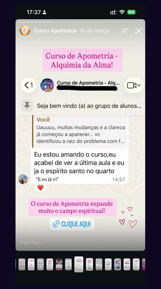 Depoimento real