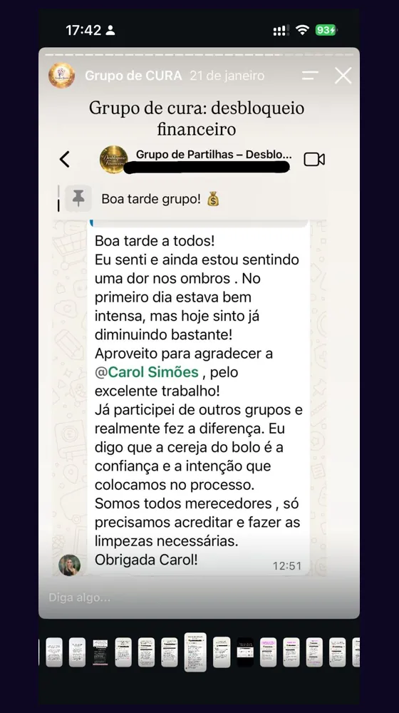 Depoimento real